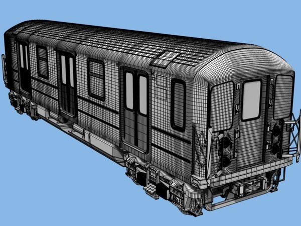 subway car 3d model - Subway Car by Dave777